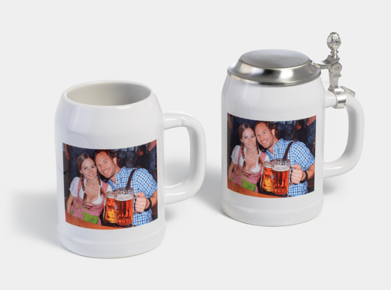 Bild von bierkrug mit fotopng | Individuelle 🎁 persönliche 🎁 personalisierte Geschenke bedruckt ▪ bestickt ▪ graviert