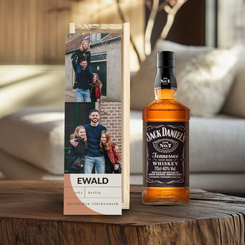 Bild von jack daniels in personalisiejpg | Individuelle 🎁 persönliche 🎁 personalisierte Geschenke bedruckt ▪ bestickt ▪ graviert