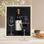 Bild von geschenkset wein mit glaesernjpg | Individuelle 🎁 persönliche 🎁 personalisierte Geschenke bedruckt ▪ bestickt ▪ graviert