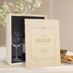 Bild von geschenkset wein mit glaesernjpg | Individuelle 🎁 persönliche 🎁 personalisierte Geschenke bedruckt ▪ bestickt ▪ graviert