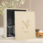 Bild von geschenkset wein mit glaesernjpg | Individuelle 🎁 persönliche 🎁 personalisierte Geschenke bedruckt ▪ bestickt ▪ graviert