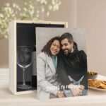 Bild von geschenkset wein mit glaesernjpg | Individuelle 🎁 persönliche 🎁 personalisierte Geschenke bedruckt ▪ bestickt ▪ graviert