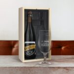 Bild von bier mit glas kasteel cuveejpg | Individuelle 🎁 persönliche 🎁 personalisierte Geschenke bedruckt ▪ bestickt ▪ graviert