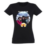 Bild von t shirt damen schwarz mjpg | Individuelle 🎁 persönliche 🎁 personalisierte Geschenke bedruckt ▪ bestickt ▪ graviert