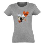 Bild von t shirt damen grau mjpg | Individuelle 🎁 persönliche 🎁 personalisierte Geschenke bedruckt ▪ bestickt ▪ graviert