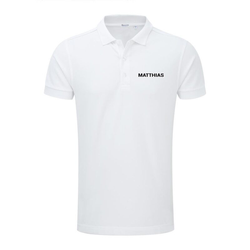 Bild von poloshirt herren weiss ljpg | Individuelle 🎁 persönliche 🎁 personalisierte Geschenke bedruckt ▪ bestickt ▪ graviert