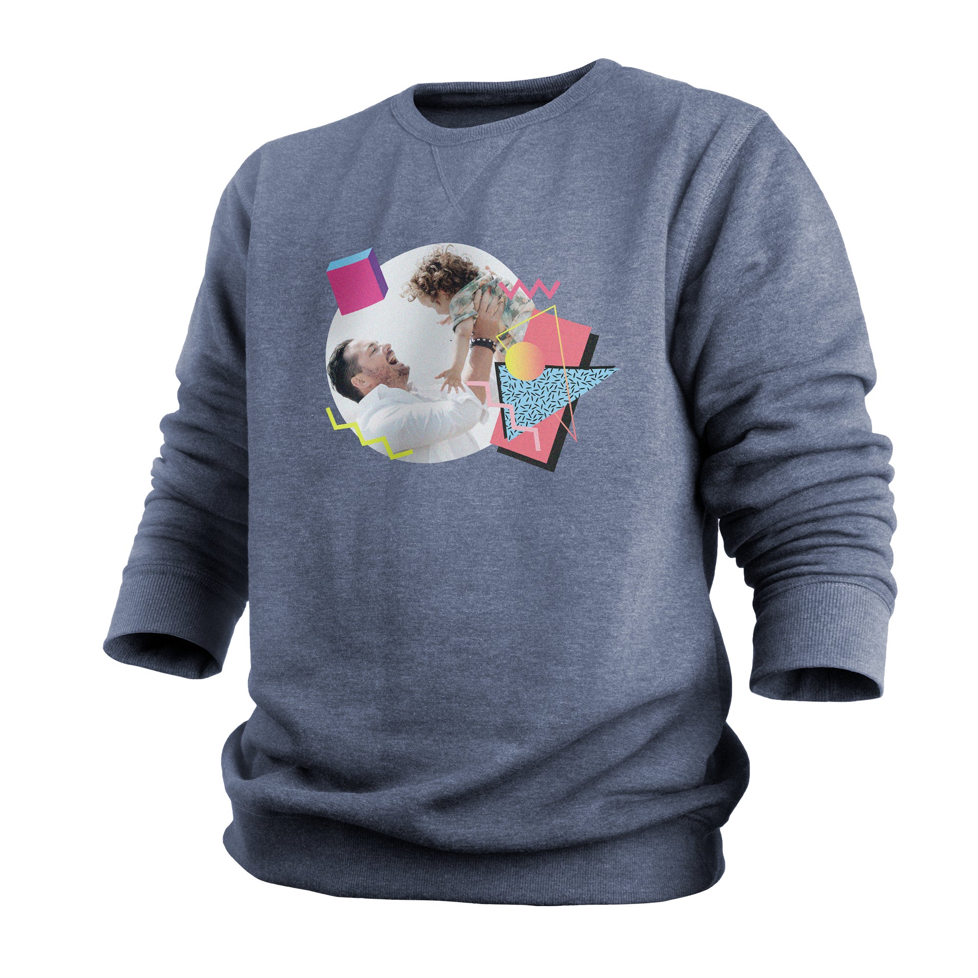 Bild von pullover herren blau mjpg | Individuelle 🎁 persönliche 🎁 personalisierte Geschenke bedruckt ▪ bestickt ▪ graviert