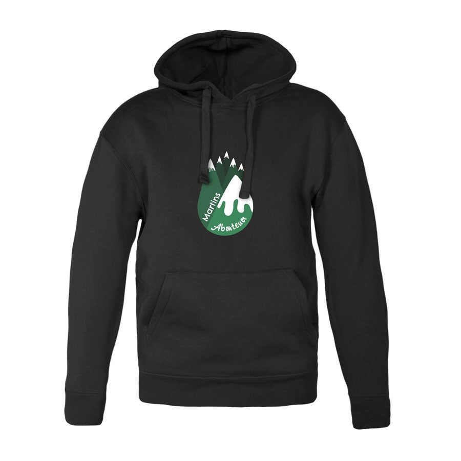 Bild von hoodie herren schwarz xljpg | Individuelle 🎁 persönliche 🎁 personalisierte Geschenke bedruckt ▪ bestickt ▪ graviert