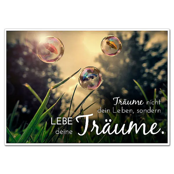 Bild von schild mit spruch lebe deinejpg | Individuelle 🎁 persönliche 🎁 personalisierte Geschenke bedruckt ▪ bestickt ▪ graviert