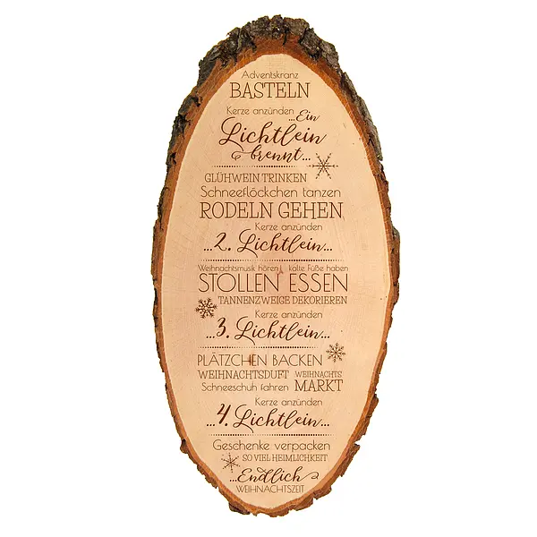 Bild von graviertes holzschild fuer weijpg | Individuelle 🎁 persönliche 🎁 personalisierte Geschenke bedruckt ▪ bestickt ▪ graviert