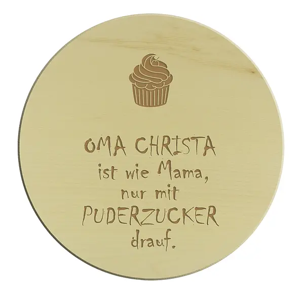 Bild von geschenkidee fuer omas rundejpg | Individuelle 🎁 persönliche 🎁 personalisierte Geschenke bedruckt ▪ bestickt ▪ graviert