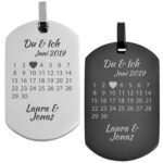 Bild von dogtag schoenster tag mit wujpg | Individuelle 🎁 persönliche 🎁 personalisierte Geschenke bedruckt ▪ bestickt ▪ graviert