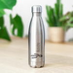 Bild von trinkflasche edelstahl graujpg | Individuelle 🎁 persönliche 🎁 personalisierte Geschenke bedruckt ▪ bestickt ▪ graviert