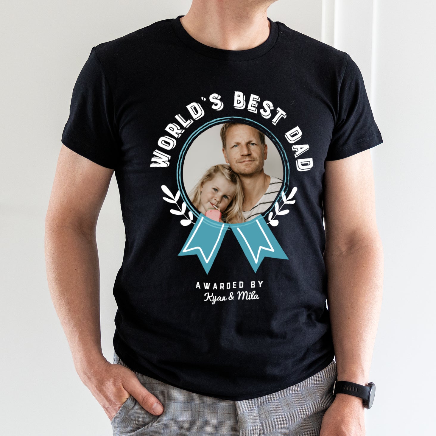 Bild von vatertag t shirt schwarz xjpg | Individuelle 🎁 persönliche 🎁 personalisierte Geschenke bedruckt ▪ bestickt ▪ graviert