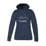 Bild von   hoodie damen navy sjpg | Individuelle 🎁 persönliche 🎁 personalisierte Geschenke bedruckt ▪ bestickt ▪ graviert