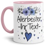 Bild von tasse mit schnem blumenmotivjpg | Individuelle 🎁 persönliche 🎁 personalisierte Geschenke bedruckt ▪ bestickt ▪ graviert