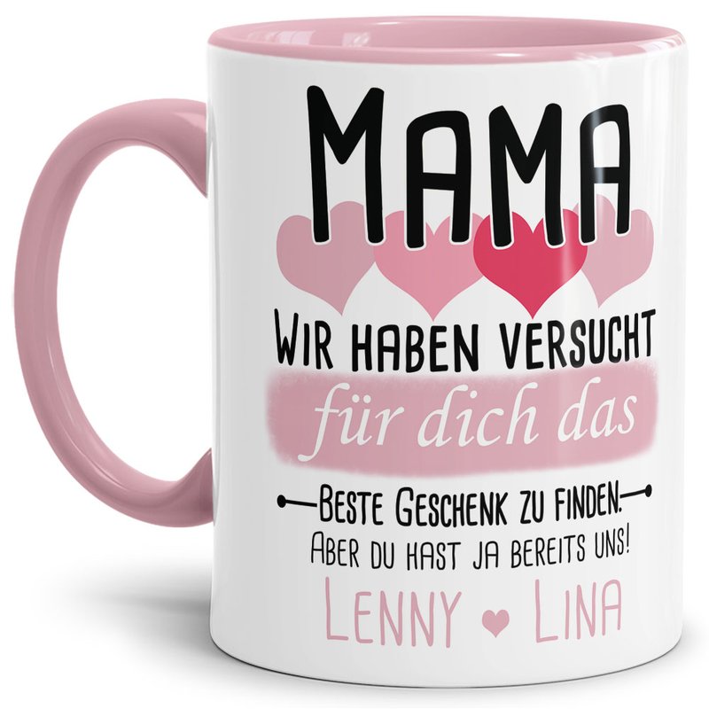 Bild von   tasse von wunschnamen fr mamjpg | Individuelle 🎁 persönliche 🎁 personalisierte Geschenke bedruckt ▪ bestickt ▪ graviert