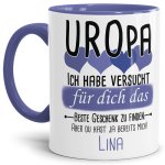 Bild von tasse von wunschname fr uropjpg | Individuelle 🎁 persönliche 🎁 personalisierte Geschenke bedruckt ▪ bestickt ▪ graviert