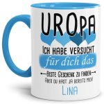 Bild von tasse von wunschname fr uropjpg | Individuelle 🎁 persönliche 🎁 personalisierte Geschenke bedruckt ▪ bestickt ▪ graviert