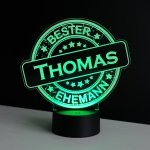 Bild von led dekolicht bester ehemann mjpg | Individuelle 🎁 persönliche 🎁 personalisierte Geschenke bedruckt ▪ bestickt ▪ graviert