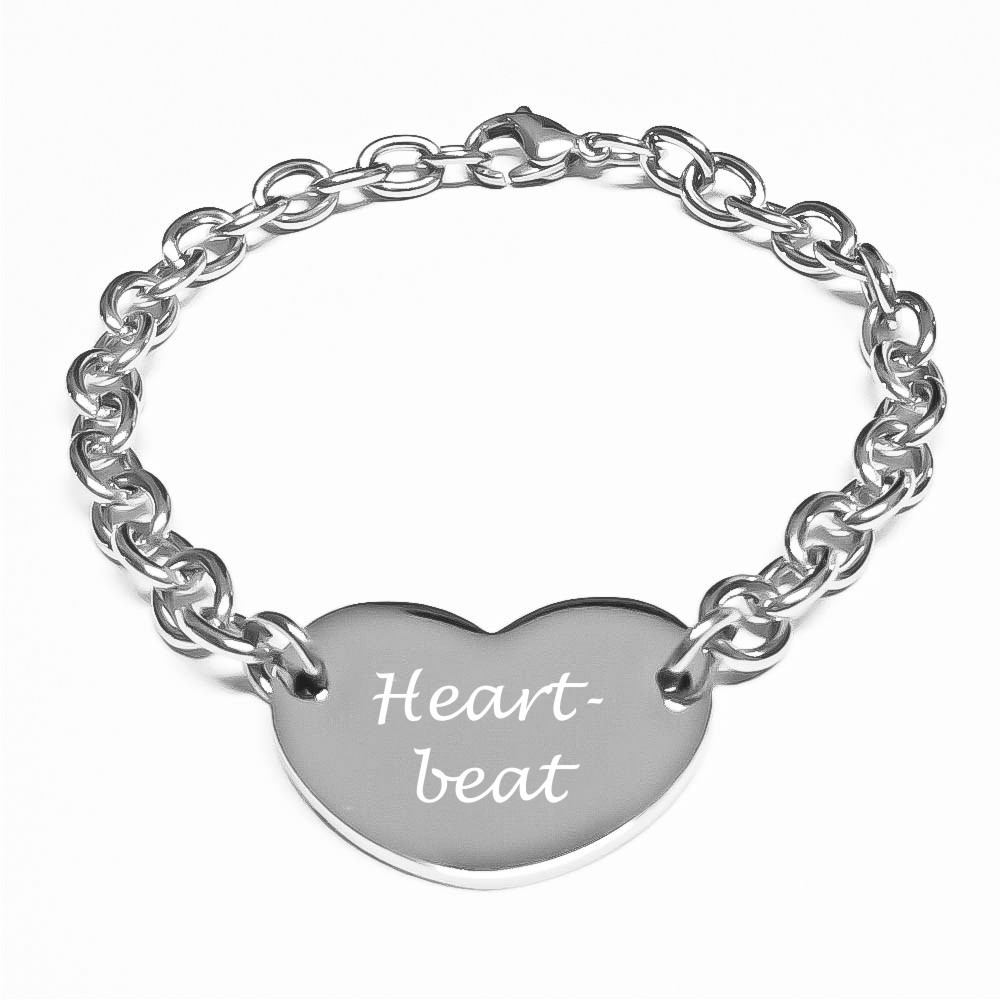 Bild von herz armband mit gravur edelstjpg | Individuelle 🎁 persönliche 🎁 personalisierte Geschenke bedruckt ▪ bestickt ▪ graviert