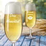 Bild von bierglas leonardo mit gravurpng | Individuelle 🎁 persönliche 🎁 personalisierte Geschenke bedruckt ▪ bestickt ▪ graviert