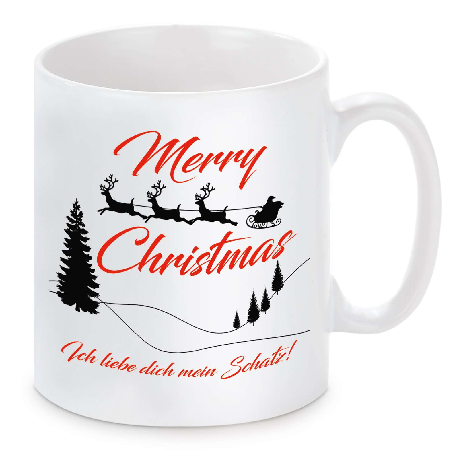 Bild von tasse modell merry christmasjpg | Individuelle 🎁 persönliche 🎁 personalisierte Geschenke bedruckt ▪ bestickt ▪ graviert