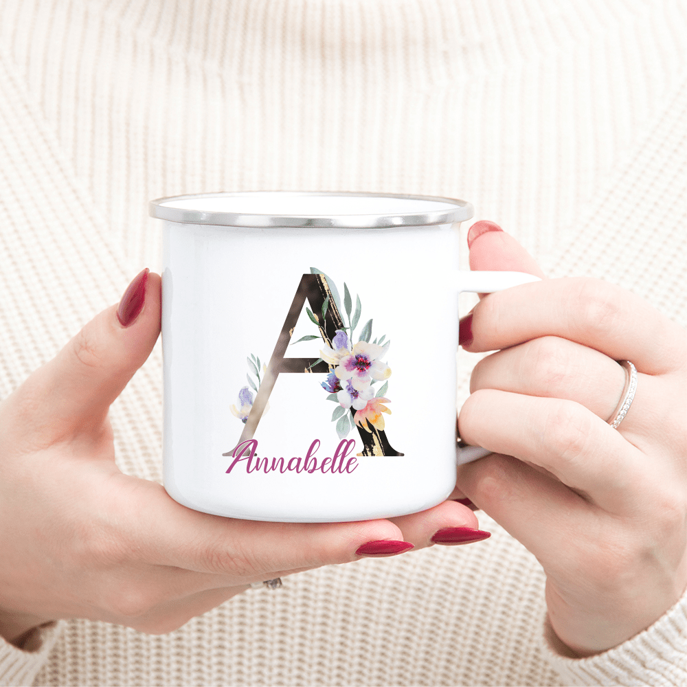 Bild von personalisierte tasse emaillepng | Individuelle 🎁 persönliche 🎁 personalisierte Geschenke bedruckt ▪ bestickt ▪ graviert