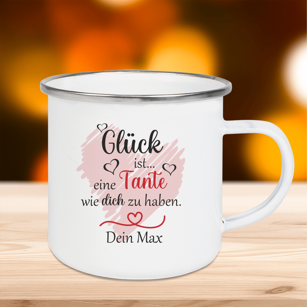 Bild von personalisierte tasse emaillepng | Individuelle 🎁 persönliche 🎁 personalisierte Geschenke bedruckt ▪ bestickt ▪ graviert