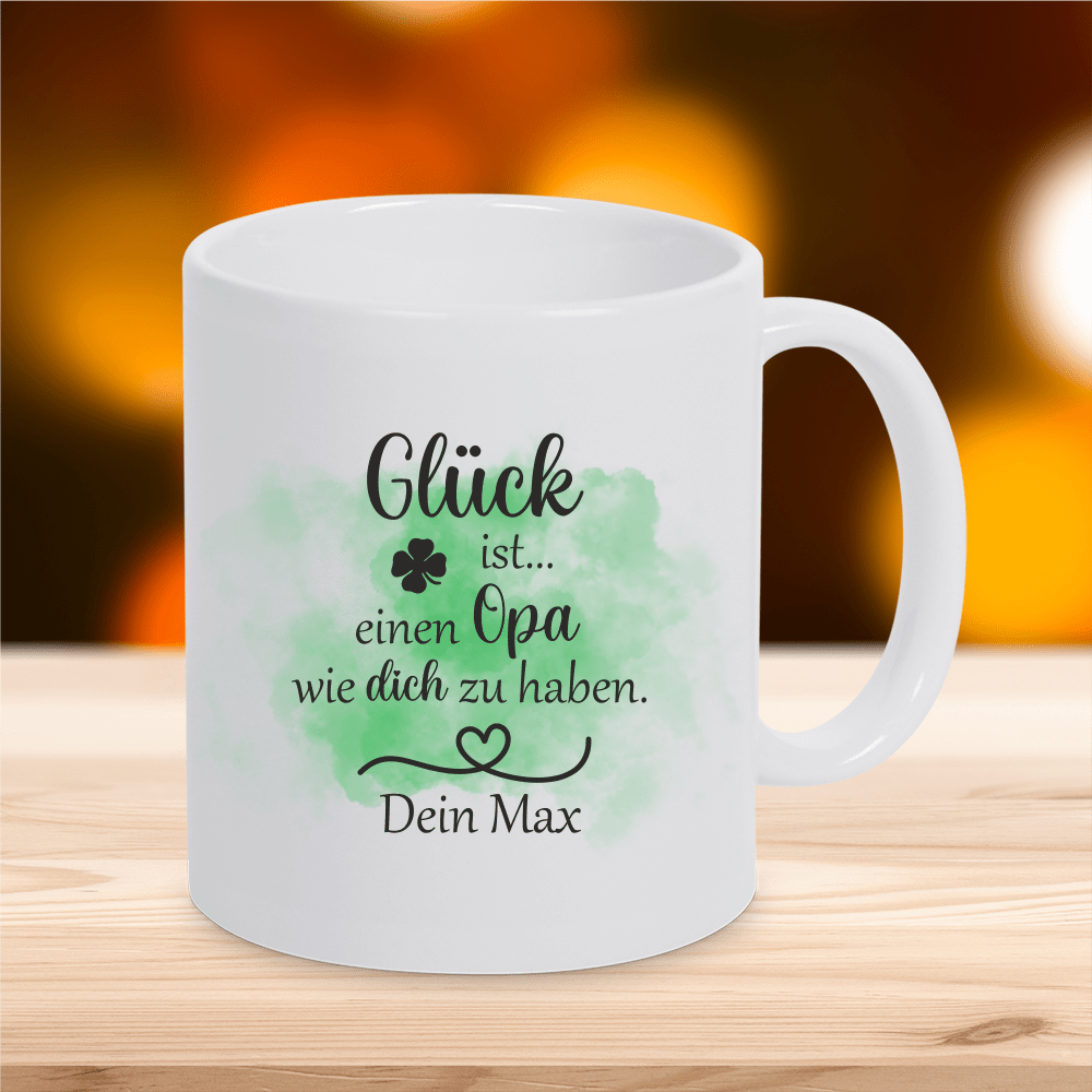 Bild von   personalisierte tasse glueck ipng | Individuelle 🎁 persönliche 🎁 personalisierte Geschenke bedruckt ▪ bestickt ▪ graviert