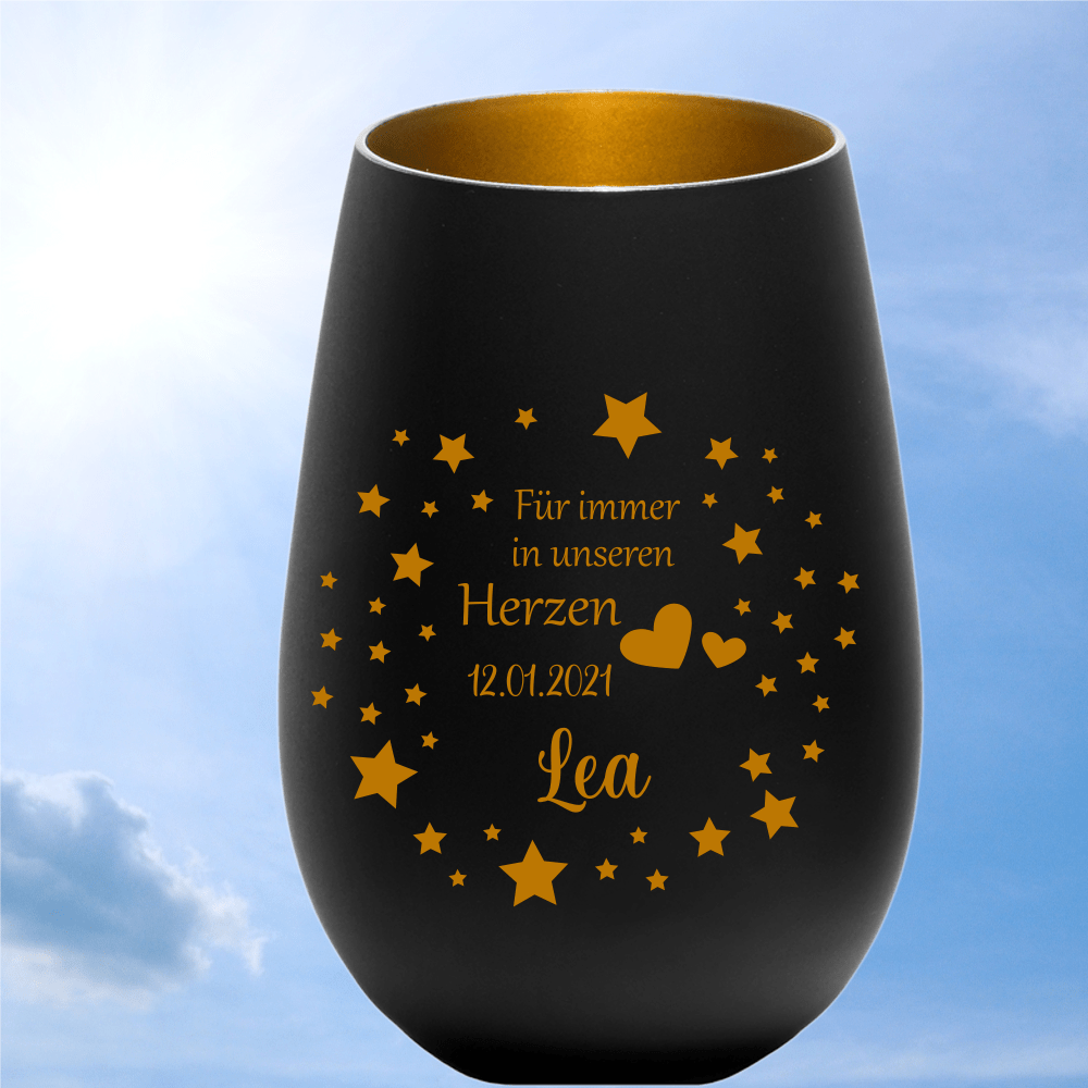 Bild von personalisiertes windlicht eripng | Individuelle 🎁 persönliche 🎁 personalisierte Geschenke bedruckt ▪ bestickt ▪ graviert