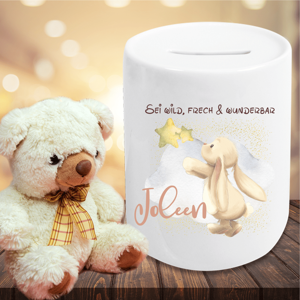 Bild von spardose fuer kinder mit namenpng | Individuelle 🎁 persönliche 🎁 personalisierte Geschenke bedruckt ▪ bestickt ▪ graviert