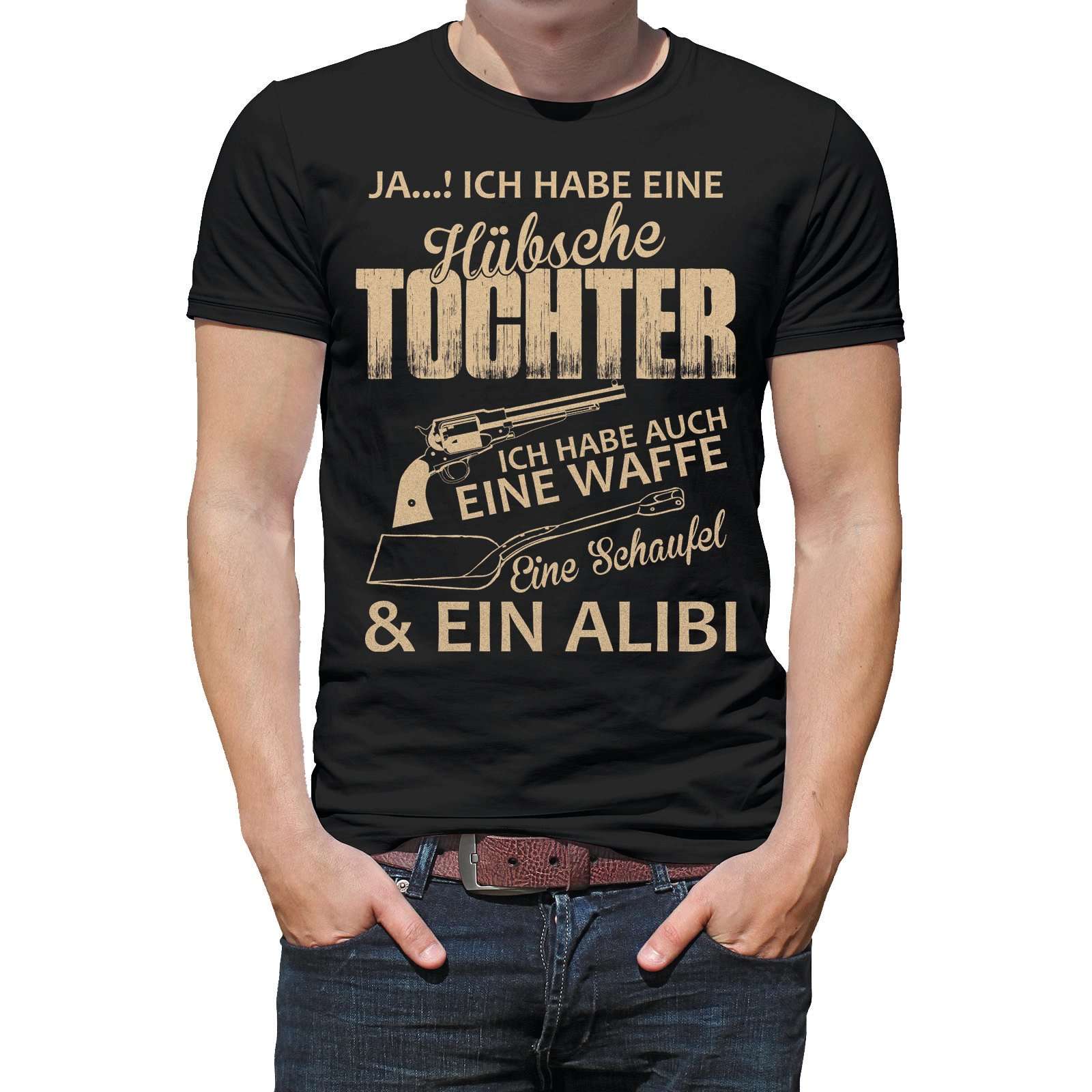 Bild von herren t shirt modell huebschjpg | Individuelle 🎁 persönliche 🎁 personalisierte Geschenke bedruckt ▪ bestickt ▪ graviert