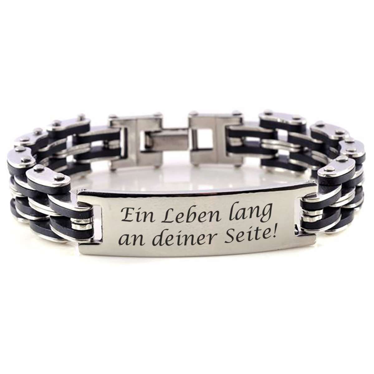 Bild von edelstahlarmband mit gravurplajpg | Individuelle 🎁 persönliche 🎁 personalisierte Geschenke bedruckt ▪ bestickt ▪ graviert