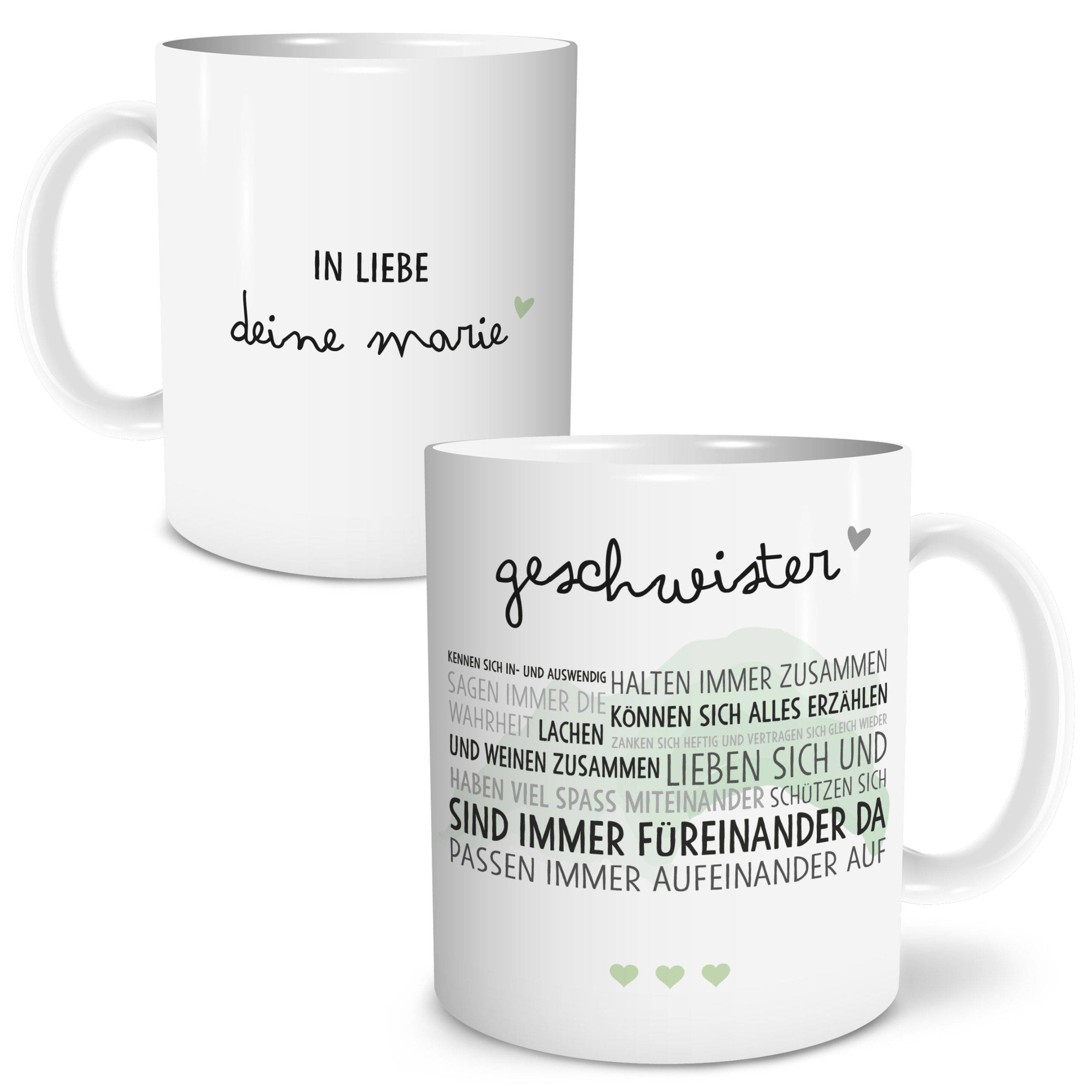 Bild von geschwisterjpg | Individuelle 🎁 persönliche 🎁 personalisierte Geschenke bedruckt ▪ bestickt ▪ graviert