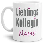 Bild von tasse fuer mitarbeiter und koljpg | Individuelle 🎁 persönliche 🎁 personalisierte Geschenke bedruckt ▪ bestickt ▪ graviert