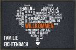 Bild von fussmatte willkommen zuhausejpg | Individuelle 🎁 persönliche 🎁 personalisierte Geschenke bedruckt ▪ bestickt ▪ graviert