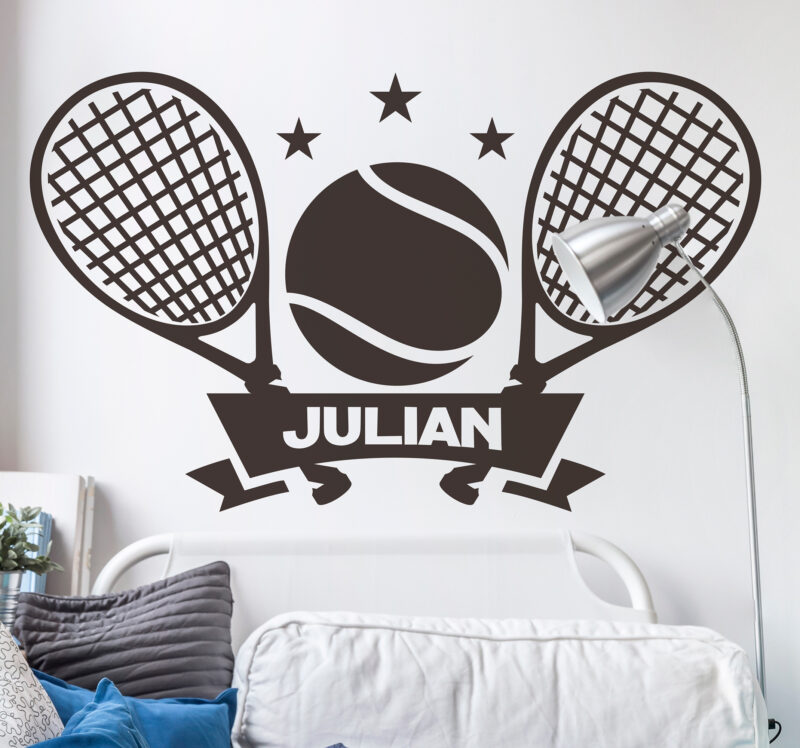 Bild von personalisierbares tennis schljpg | Individuelle 🎁 persönliche 🎁 personalisierte Geschenke bedruckt ▪ bestickt ▪ graviert