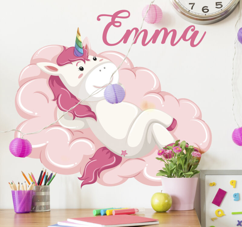 Bild von personalisierbares einhorn wanjpg | Individuelle 🎁 persönliche 🎁 personalisierte Geschenke bedruckt ▪ bestickt ▪ graviert