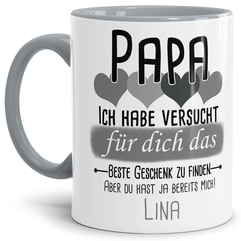 Bild von tasse von wunschname fr papajpg | Individuelle 🎁 persönliche 🎁 personalisierte Geschenke bedruckt ▪ bestickt ▪ graviert