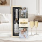 Bild von champagner in bedruckter kistejpg | Individuelle 🎁 persönliche 🎁 personalisierte Geschenke bedruckt ▪ bestickt ▪ graviert