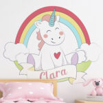 Bild von regenbogen einhorn maerchen wajpg | Individuelle 🎁 persönliche 🎁 personalisierte Geschenke bedruckt ▪ bestickt ▪ graviert