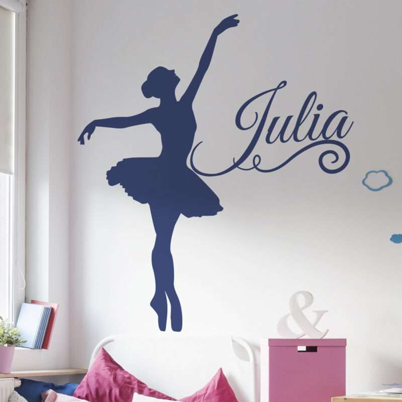 Bild von   silhoutte balletttaenzerin mitjpg | Individuelle 🎁 persönliche 🎁 personalisierte Geschenke bedruckt ▪ bestickt ▪ graviert