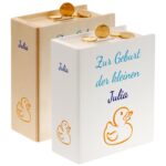 Bild von sparbuch zur geburt mit personjpg | Individuelle 🎁 persönliche 🎁 personalisierte Geschenke bedruckt ▪ bestickt ▪ graviert