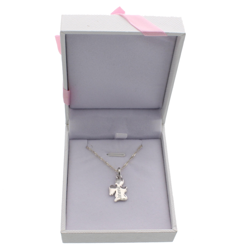 Bild von schutzengel kette er silberpng | Individuelle 🎁 persönliche 🎁 personalisierte Geschenke bedruckt ▪ bestickt ▪ graviert