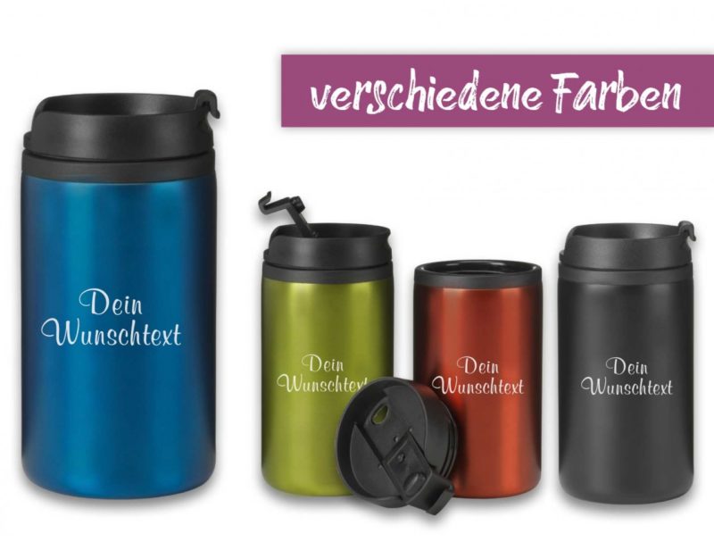 Bild von thermobecher deine wunschgrajpg | Individuelle 🎁 persönliche 🎁 personalisierte Geschenke bedruckt ▪ bestickt ▪ graviert