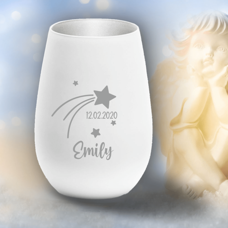 Bild von personalisiertes windlicht eripng | Individuelle 🎁 persönliche 🎁 personalisierte Geschenke bedruckt ▪ bestickt ▪ graviert