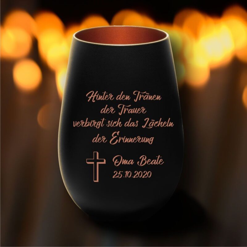 Bild von   personalisiertes windlicht erijpg | Individuelle 🎁 persönliche 🎁 personalisierte Geschenke bedruckt ▪ bestickt ▪ graviert