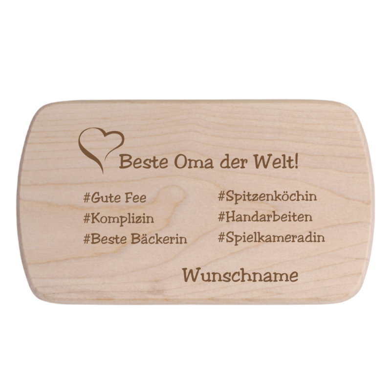 Bild von fruehstuecksbrettchen beste ompng | Individuelle 🎁 persönliche 🎁 personalisierte Geschenke bedruckt ▪ bestickt ▪ graviert