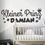 Bild von kleiner prinz mit namen aufklejpg | Individuelle 🎁 persönliche 🎁 personalisierte Geschenke bedruckt ▪ bestickt ▪ graviert